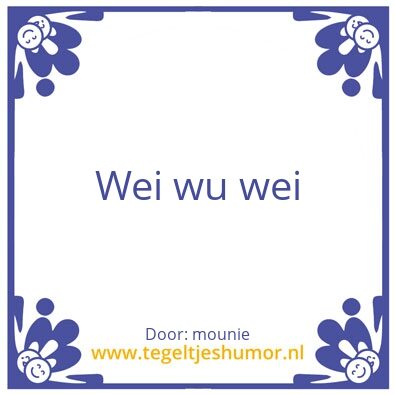 Tegeltje: Tao