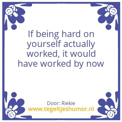 Tegeltje: Hard