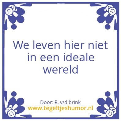 Tegeltje: Brinkje