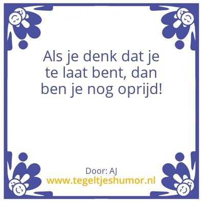 Tegeltje: Rene