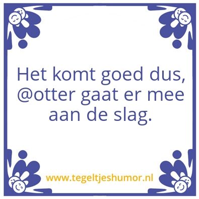 Tegeltje: Niels