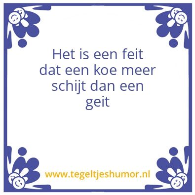 Tegeltje: School