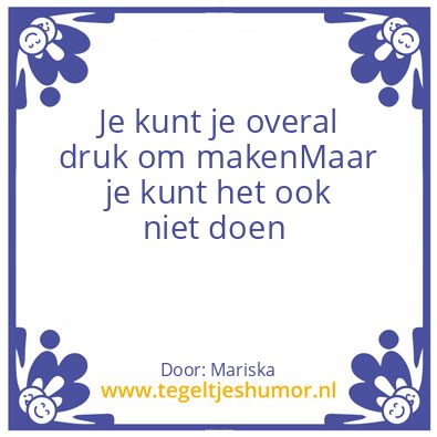Tegeltje: Flodder