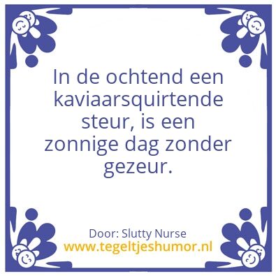 Tegeltje: Â 