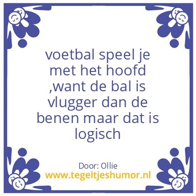 Tegeltje: Mooi he mensen dit
