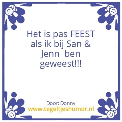 Tegeltje: Een feit