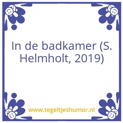 Tegeltje: Tegeltje