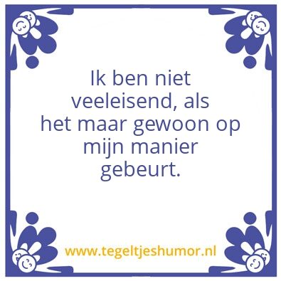 Tegeltje: Test