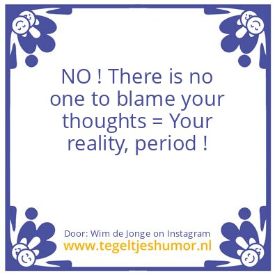 Tegeltje: NO !