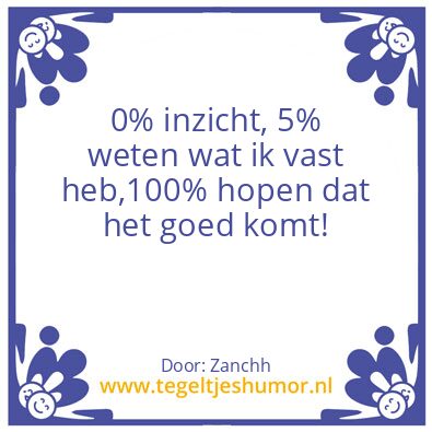 Tegeltje: Beunhaas motto