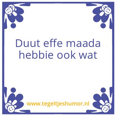 Tegeltje: Conjo
