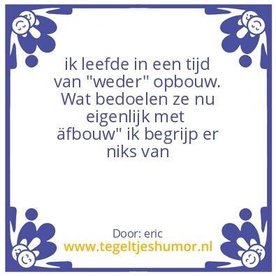Tegeltje: ik leefde [ atlzheimer]