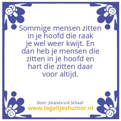 Tegeltje: Mijn Hart