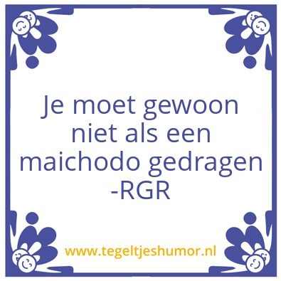 Tegeltje: Tes