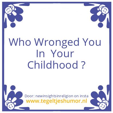 Tegeltje: Wrong