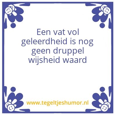 Tegeltje: Vat