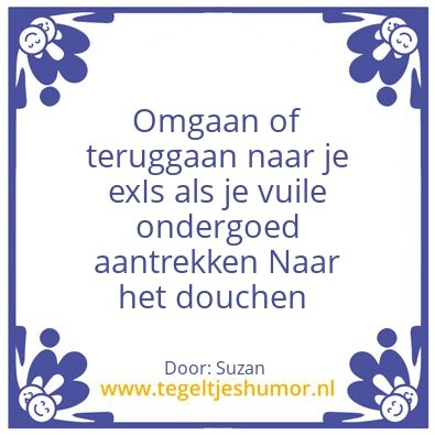Tegeltje: Spreuk