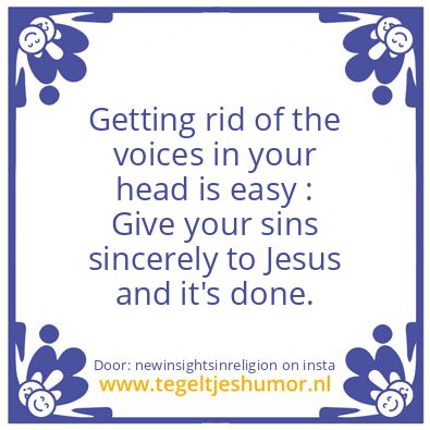 Tegeltje: The voices in your head !