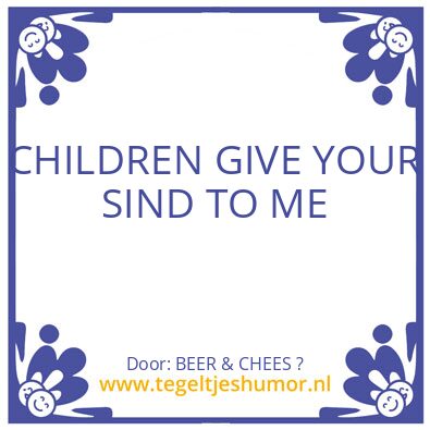 Tegeltje: BEER & CHEES ?
