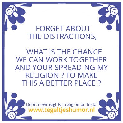 Tegeltje: WHAT IS THE CHANCE ?