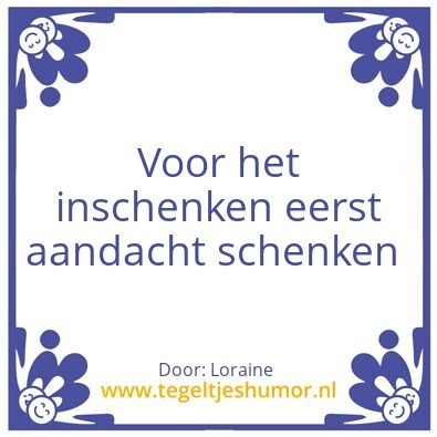 Tegeltje: Gastschenken