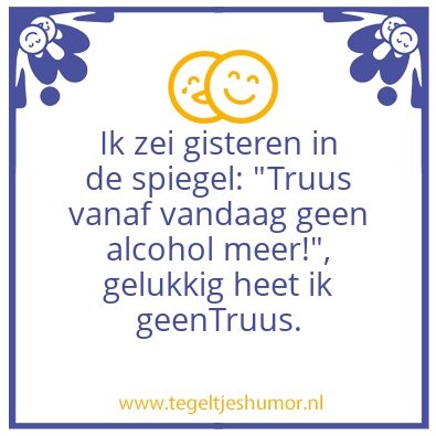 Tegeltje: Truus