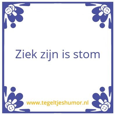 Tegeltje: Tegel