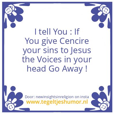 Tegeltje: the voices in your head