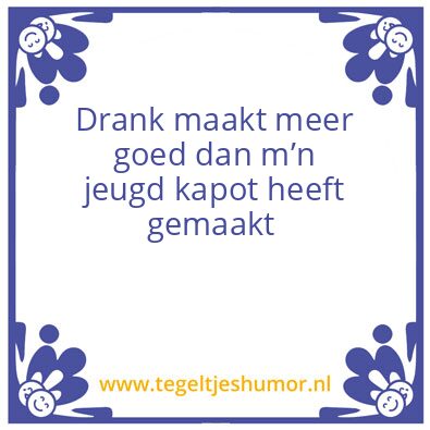 Tegeltje: Tegeltjeswijsheid
