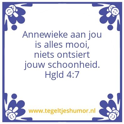 Tegeltje: Hoi