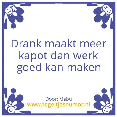 Tegeltje: Het Leven
