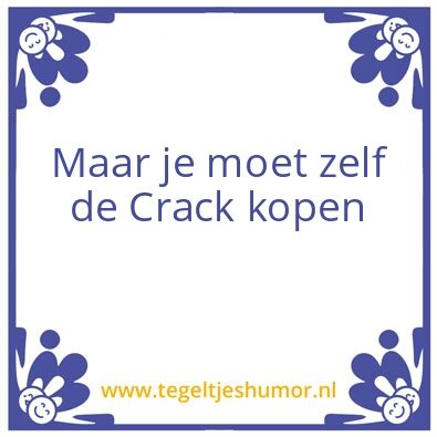 Tegeltje: Het leven is een groot feest