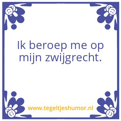 Tegeltje: Tegeltje