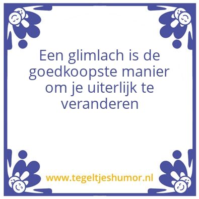 Tegeltje: D