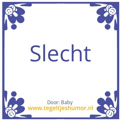 Tegeltje: Schijnheiige mensen