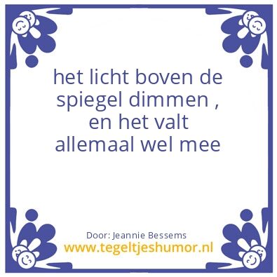 Tegeltje: voor vrouwen van boven de 60