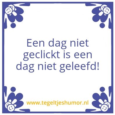 Tegeltje: Click