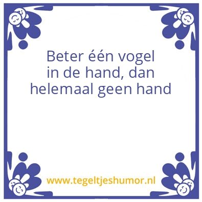 Tegeltje: A