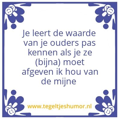 Tegeltje: Ouders
