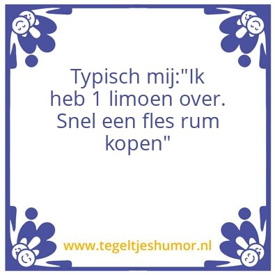Tegeltje: Limoen