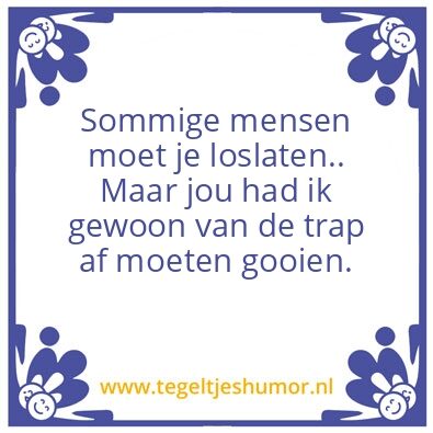 Tegeltje: Trap
