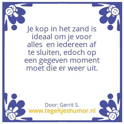 Tegeltje: Ik ben Gerrit.
