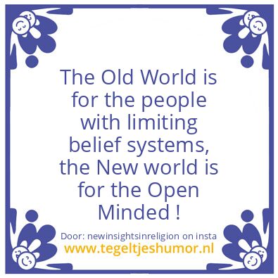 Tegeltje: The New World.