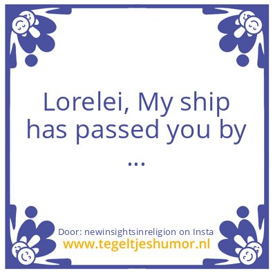 Tegeltje: Have you ever noticed ?
