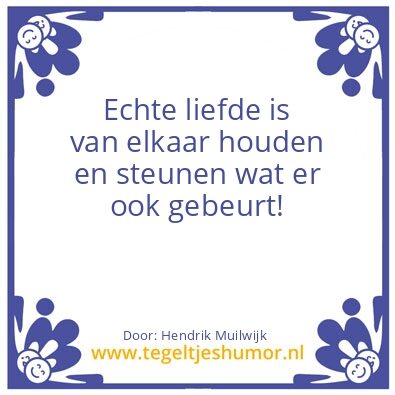 Tegeltje: Liefde