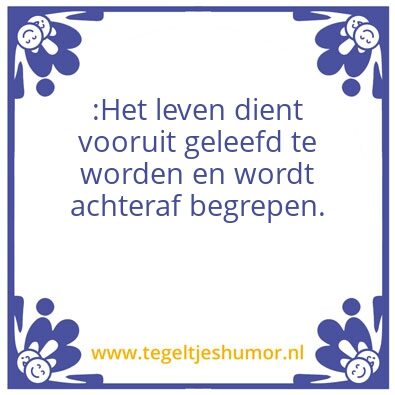Tegeltje: Wijsheid