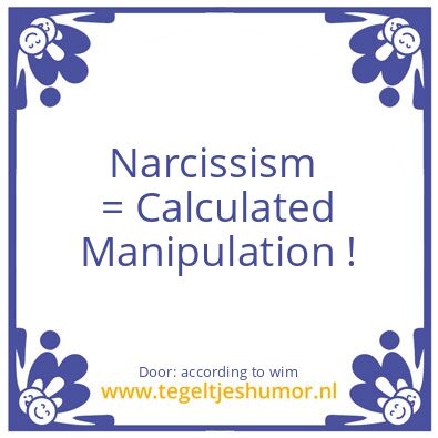 Tegeltje: Calculated Manipulation !
