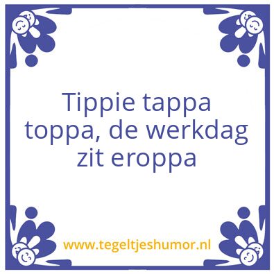 Tegeltje: Werk1