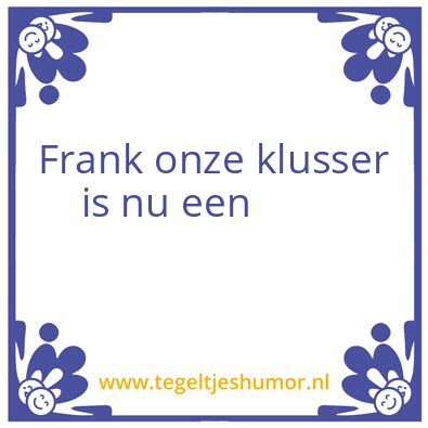Tegeltje: 50 plusser