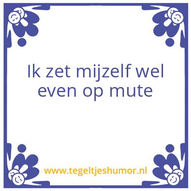 Tegeltje: Wijze Paul
